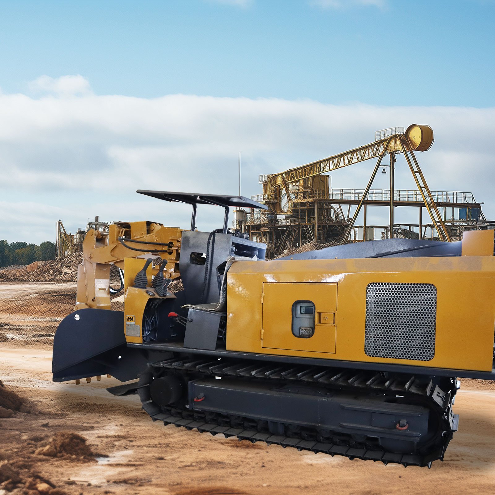 Mucking loader Haggloader combines slag removal and conveying loading used in tunnel and underground
