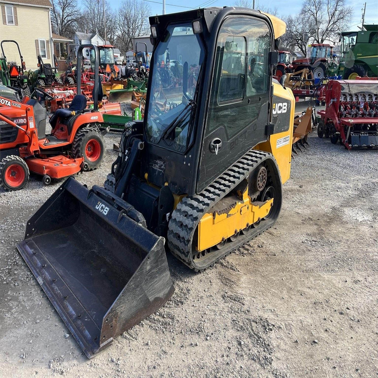 2024 New arrival Used mini wheel loader JCB 185 steer loader used JCB 175 mini skid steer loader for sale