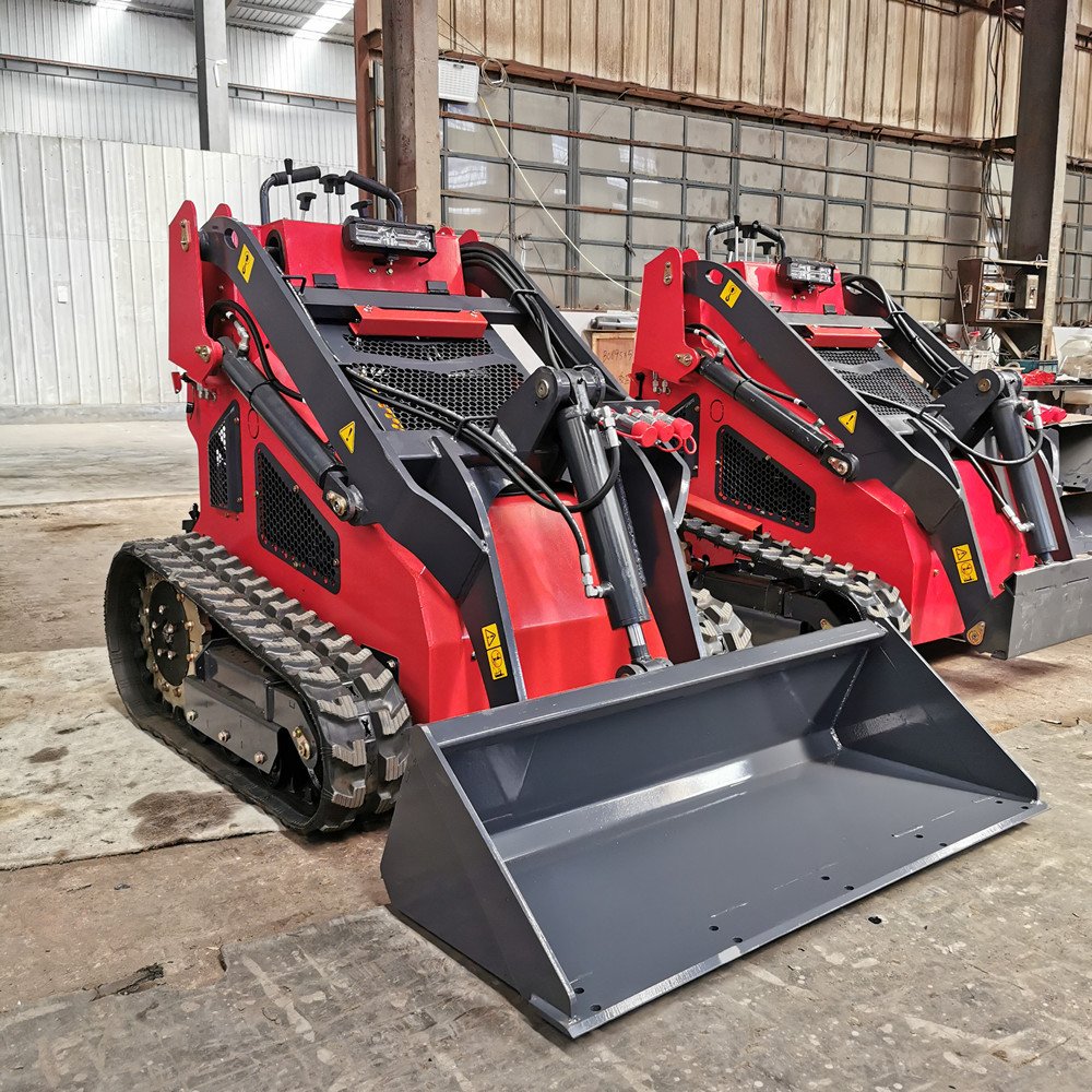 HIGHTOP HT430T Stand On Mini Skid Steer Loader With Track And Wheel