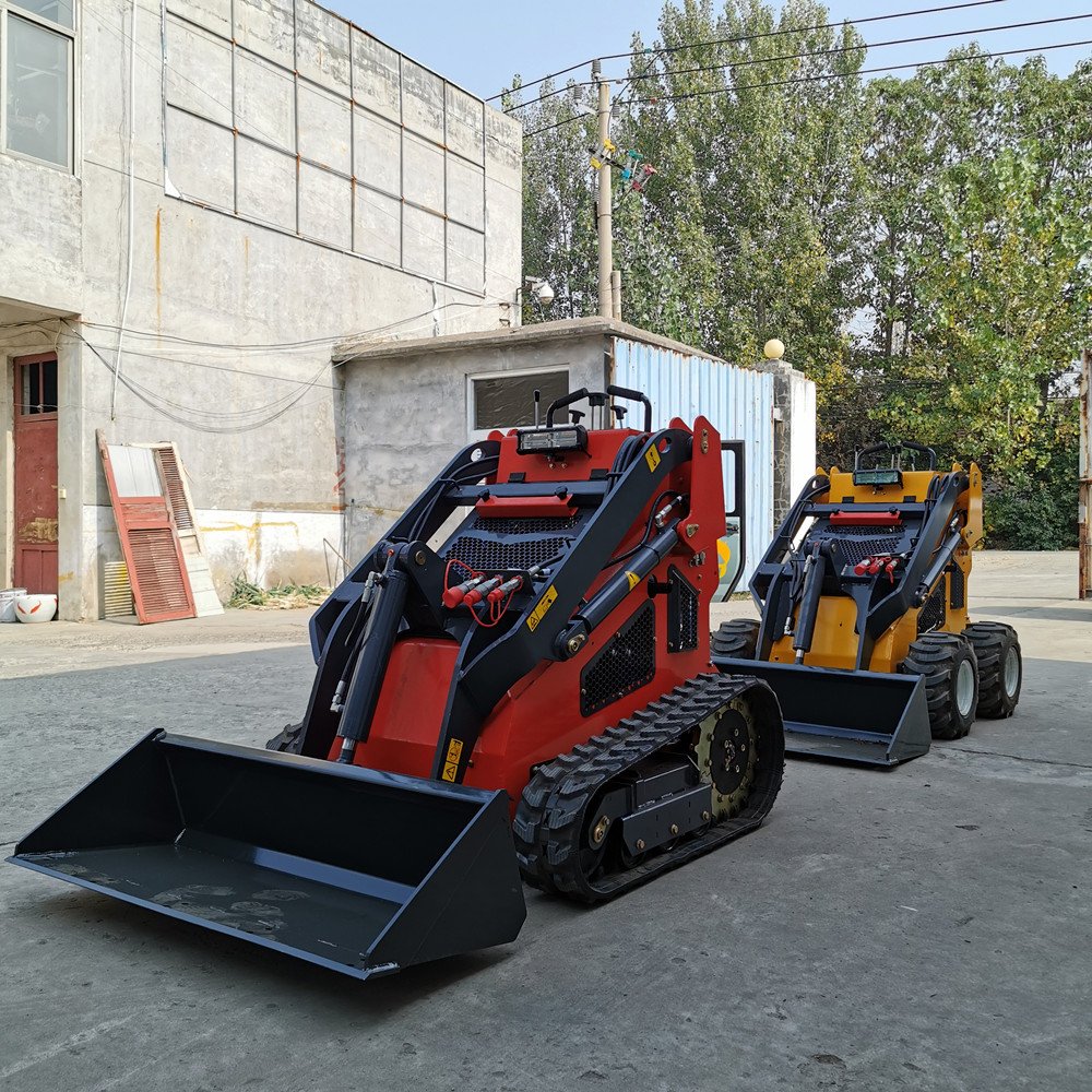HIGHTOP HT430T Stand On Mini Skid Steer Loader With Track And Wheel