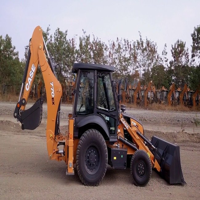 Powerful Performance Case 770 Backhoe Loader High On Productuvuty