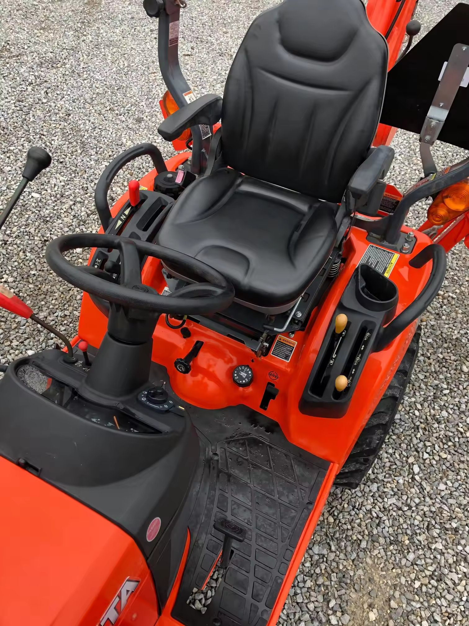 Used KUBOTA BX25D 4wd Wheel Agricultural Equipment backhoe loader