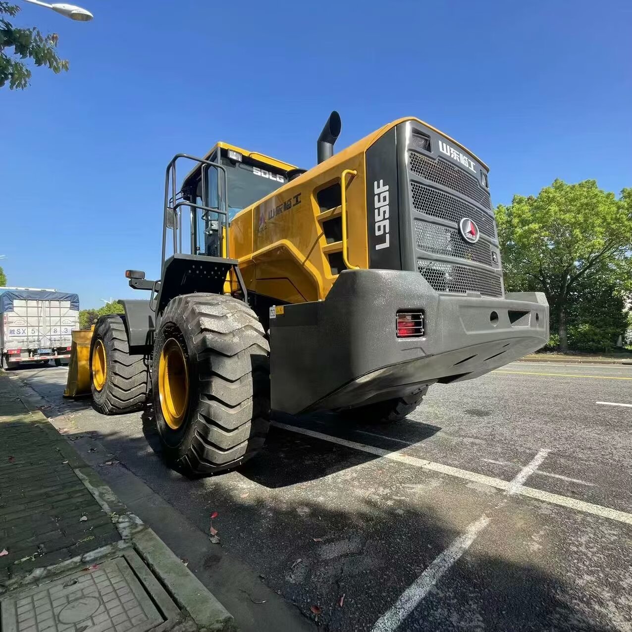 Good performance used Lingong 870 used wheel loader front-end loader for sale