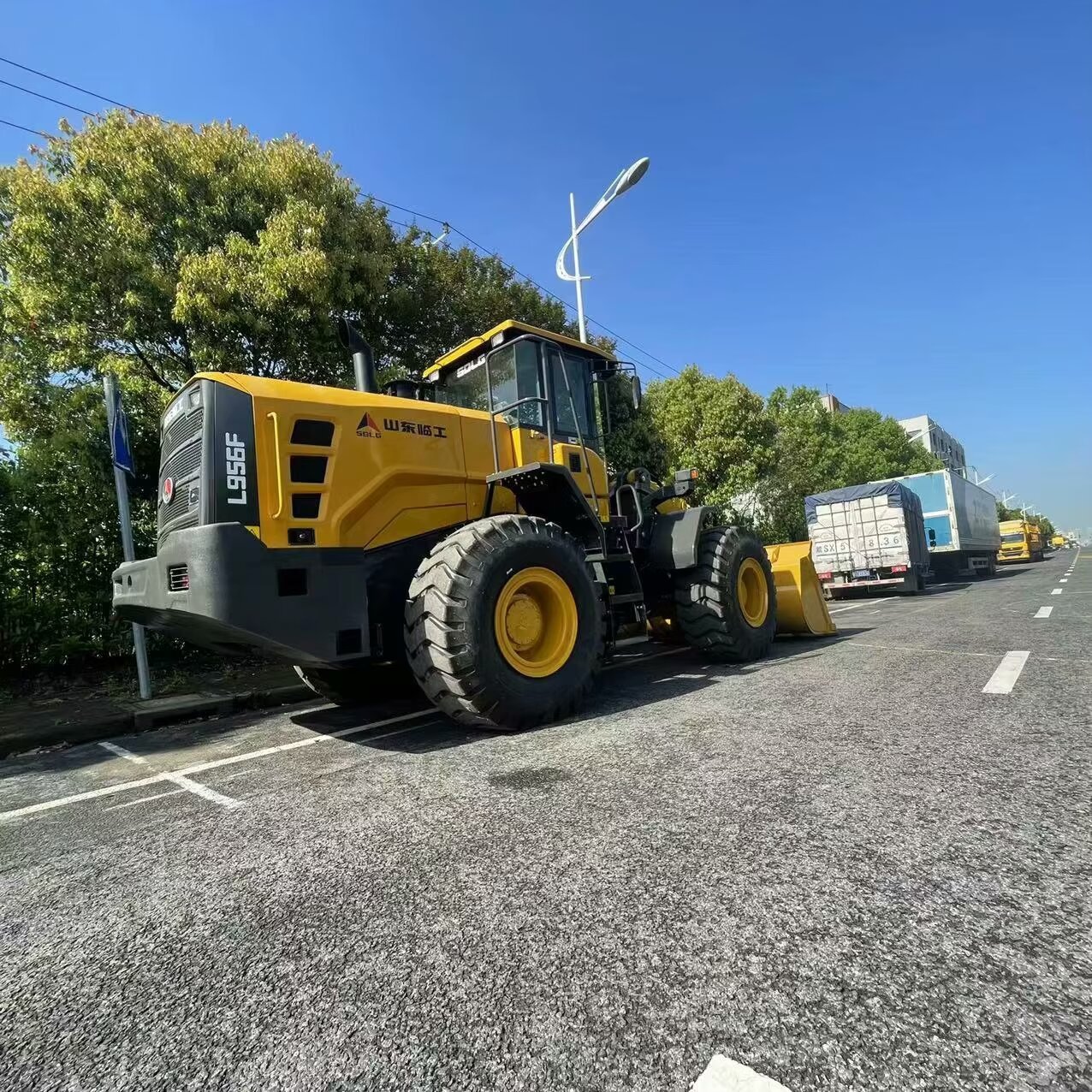 Good performance used Lingong 870 used wheel loader front-end loader for sale