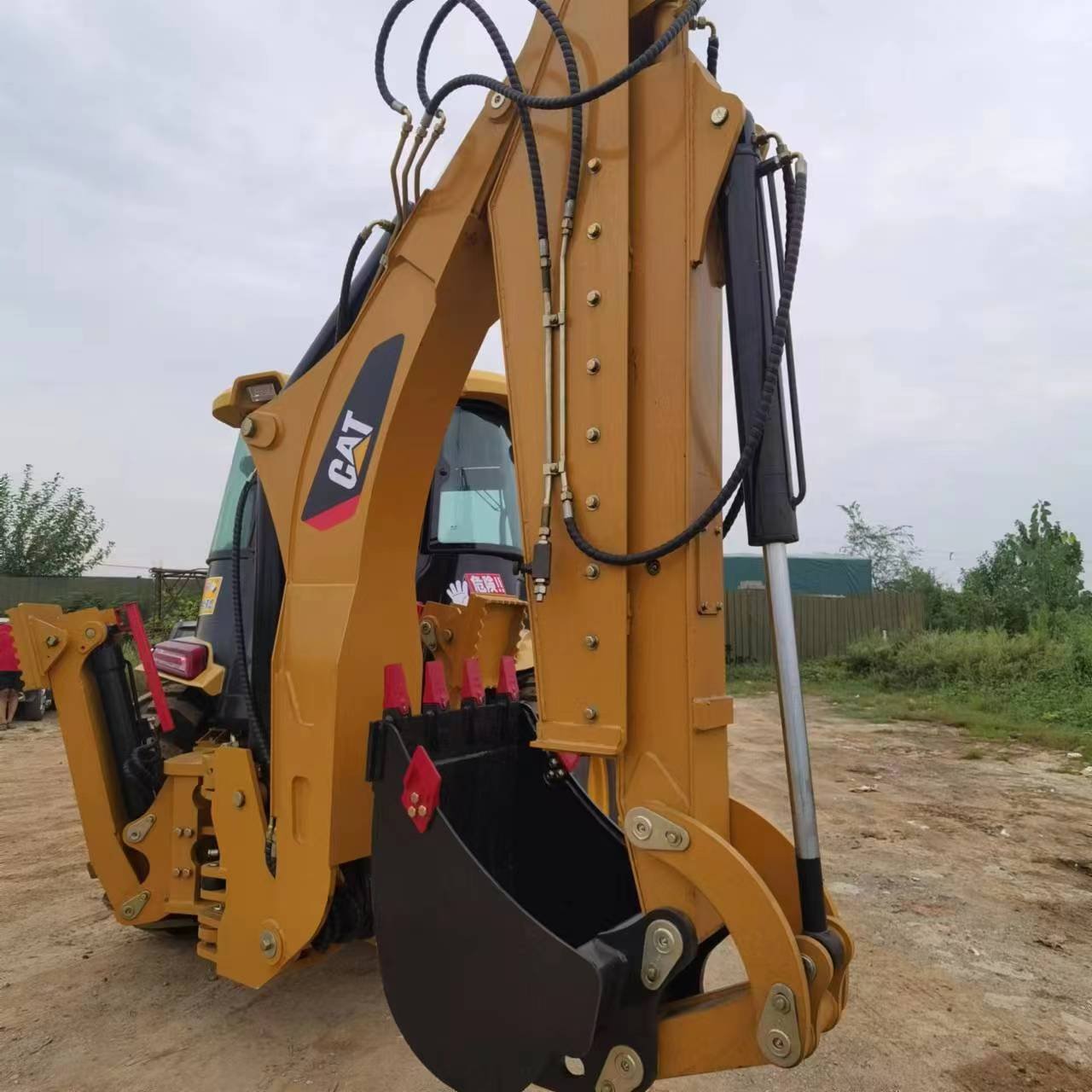 Used backhoe loader CAT 416 CAT420f CAT430 4x4 wheel 20 ton backhoe loader JCB 3CX 4CX backhoe