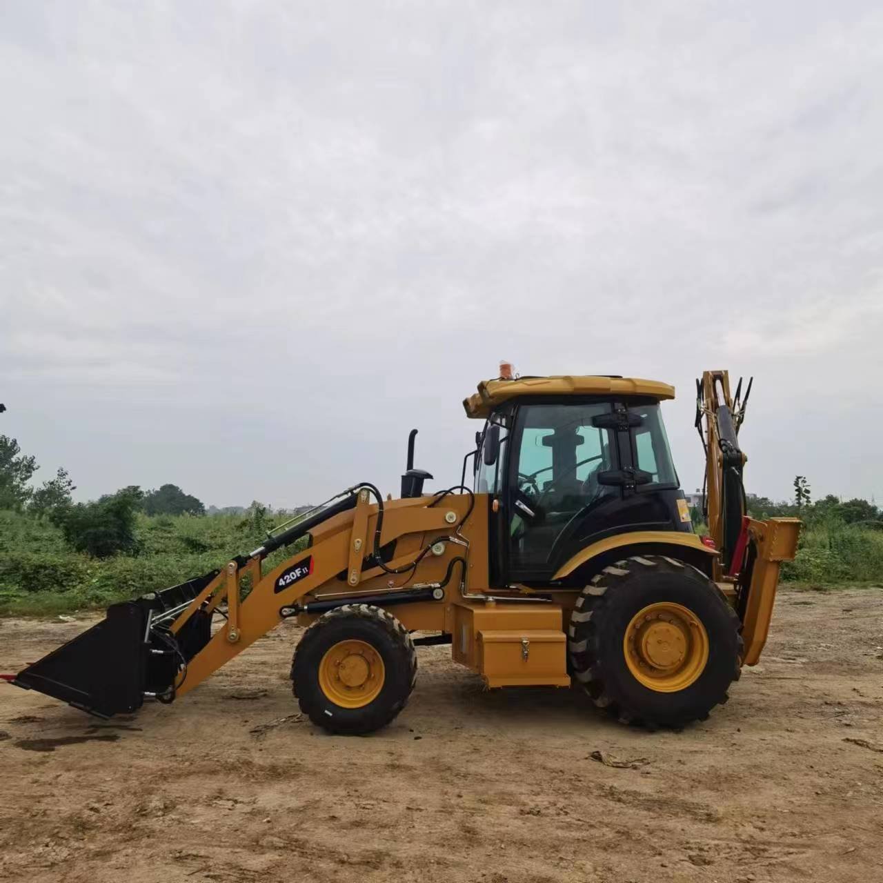 Used backhoe loader CAT 416 CAT420f CAT430 4x4 wheel 20 ton backhoe loader JCB 3CX 4CX backhoe