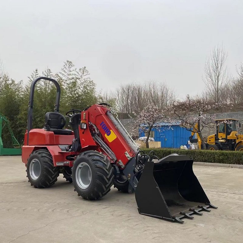 TOHO New Mini Small Loader Telescopic Telehandler Wheel Loader Used in Agriculture
