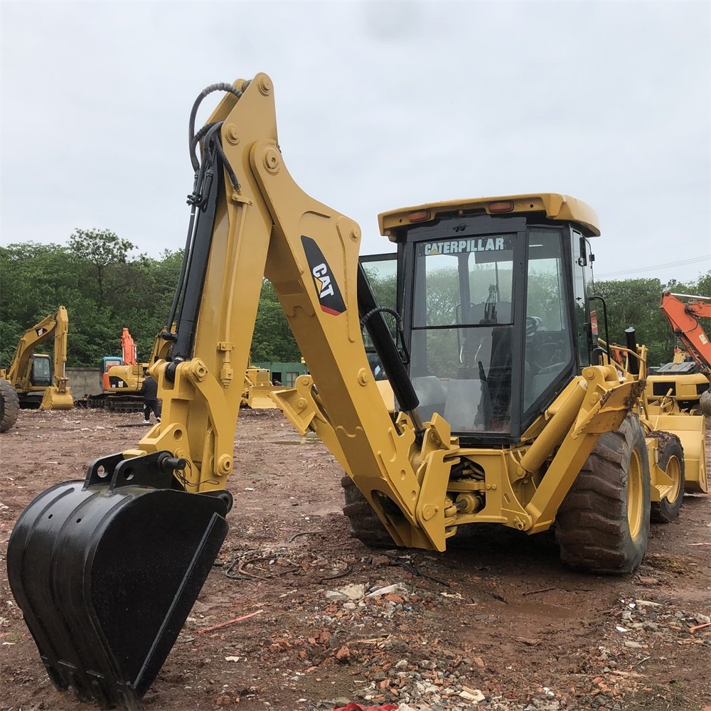 CAT 420F backhoe loader Wheel loader 4x4 retroexcavadora used Caterpillar 420F backhoe loader