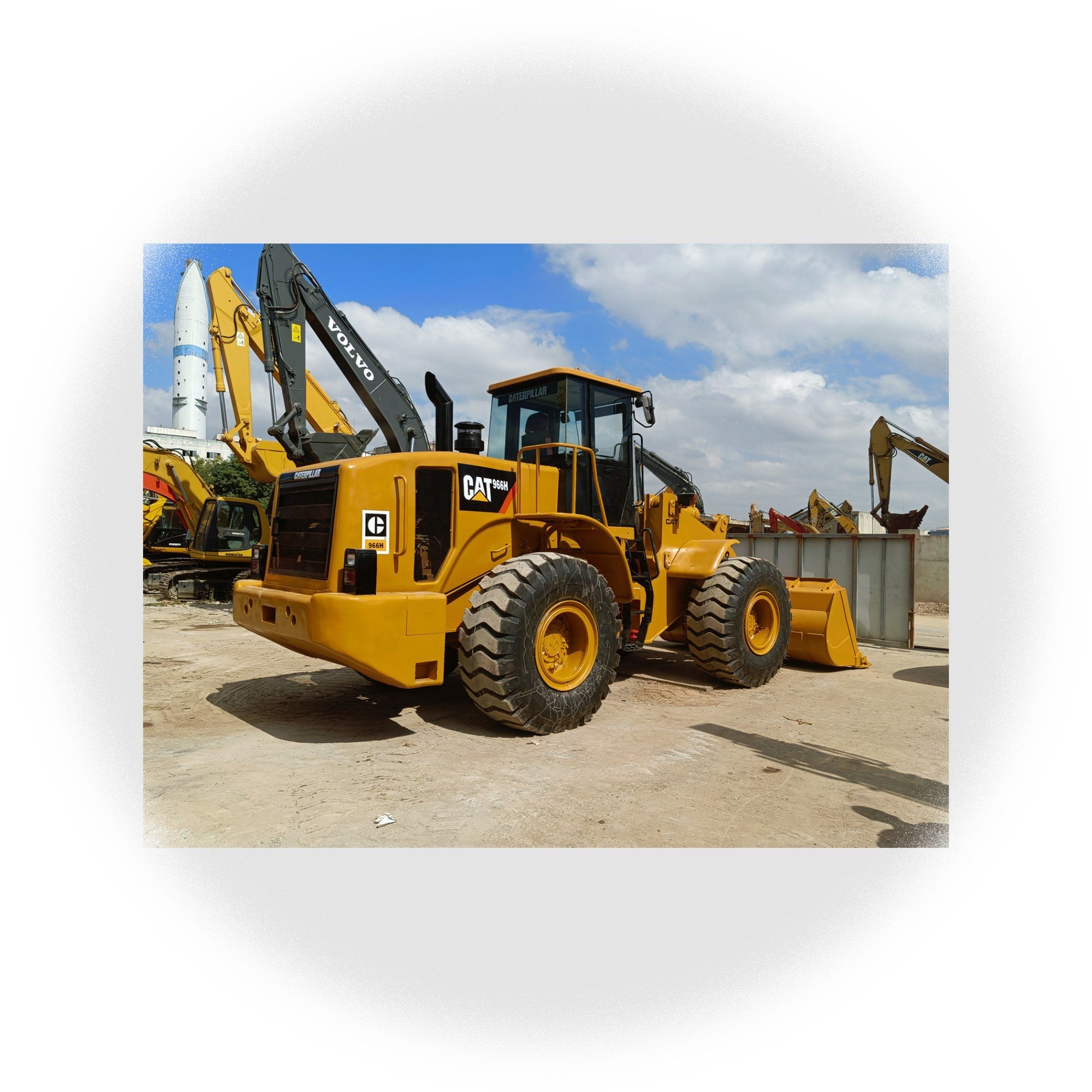 Caterpillar 966h Wheel Loaders 1 Set Kat Front Loader Machinery Second Hand Engine Provided ORIGINAL 2018 Construction 7 Ton JP