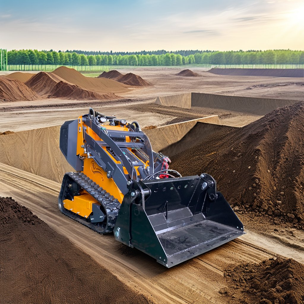 China's New Arrival Popular Brand Mini Skid Steer Loader Earthmoving Machinery EPA Certified Engine