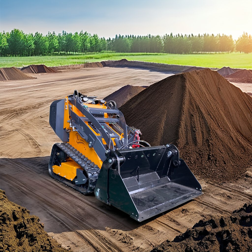 China's New Arrival Popular Brand Mini Skid Steer Loader Earthmoving Machinery EPA Certified Engine