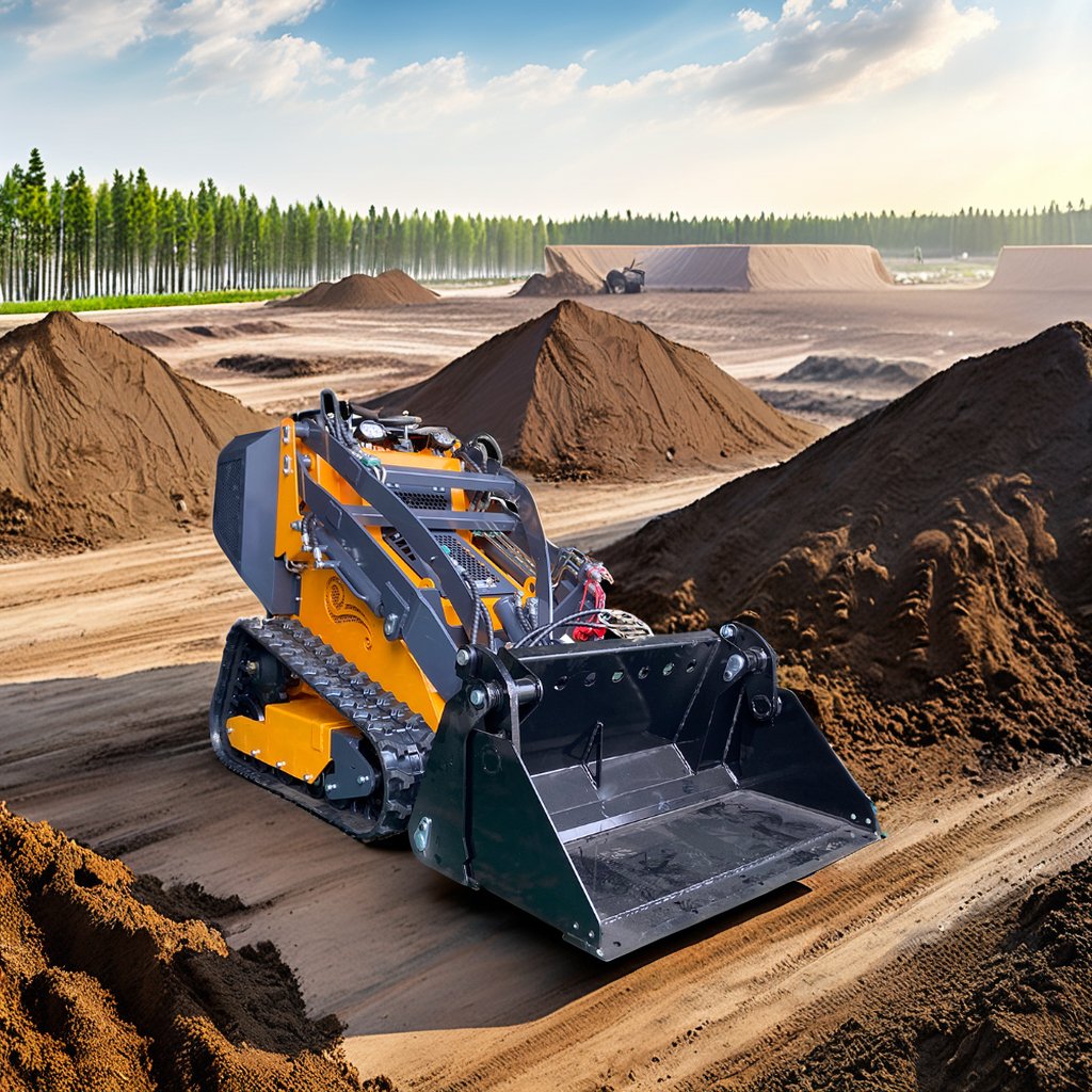 China's New Arrival Popular Brand Mini Skid Steer Loader Earthmoving Machinery EPA Certified Engine