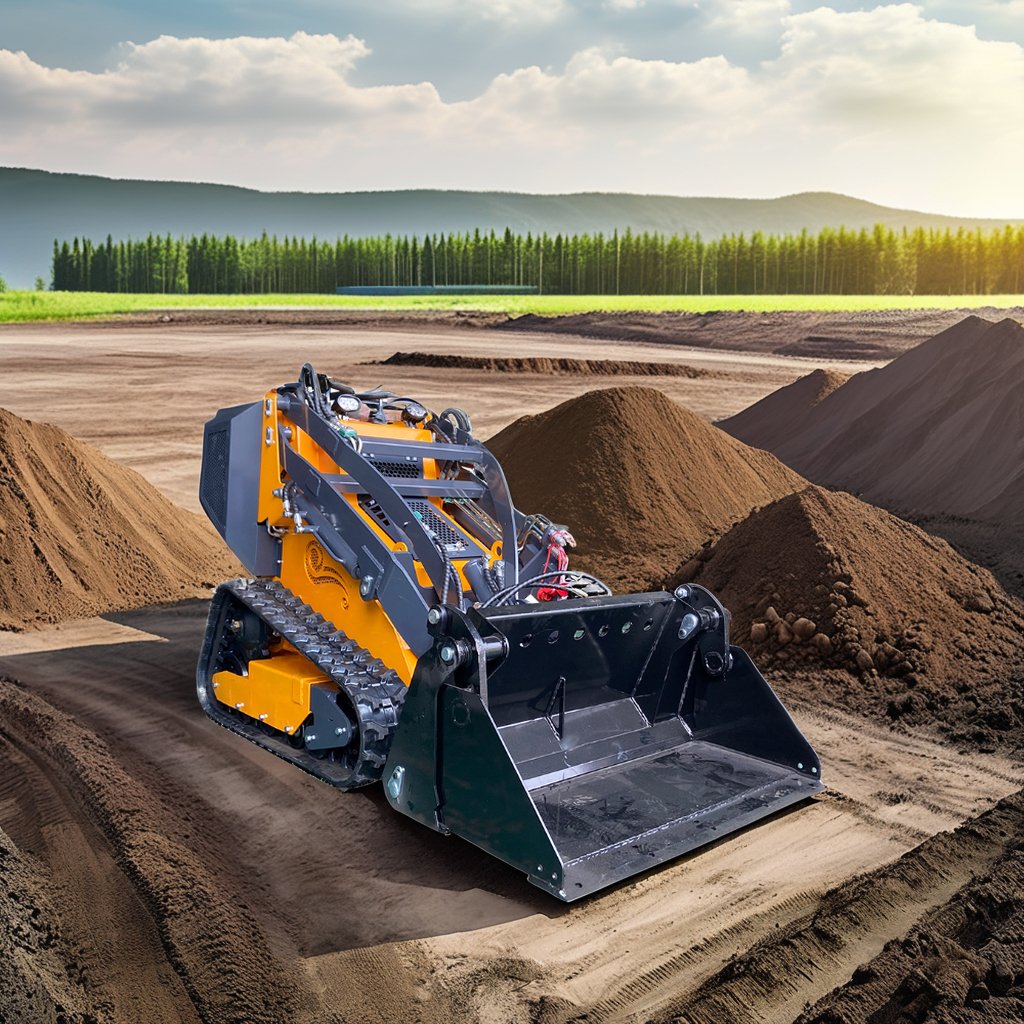China's New Arrival Popular Brand Mini Skid Steer Loader Earthmoving Machinery EPA Certified Engine