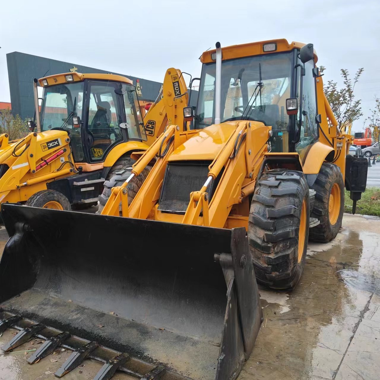Used backhoe loader JCB 4x4 wheel 20 ton backhoe loader JCB 3CX 4CX backhoe excavator loader fpr sale