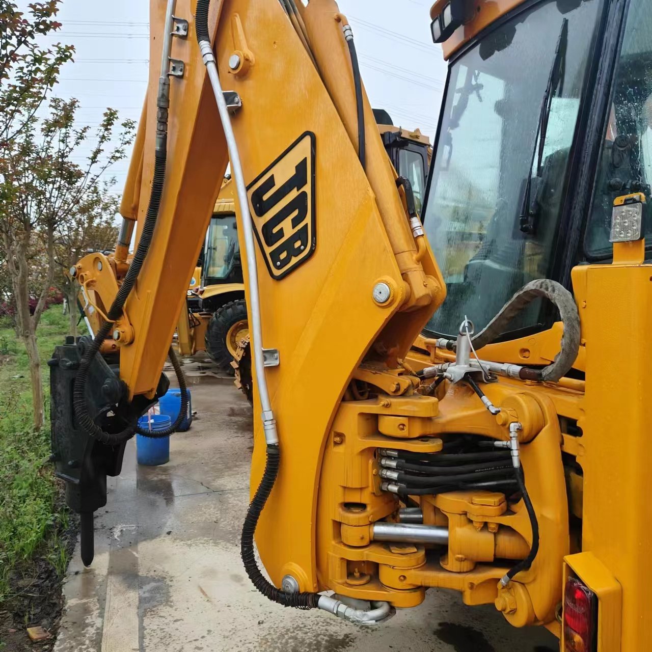 Used backhoe loader JCB 4x4 wheel 20 ton backhoe loader JCB 3CX 4CX backhoe excavator loader fpr sale