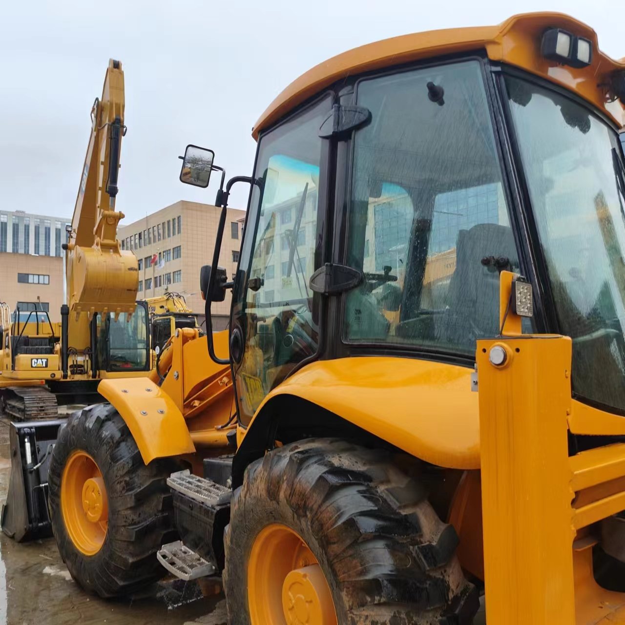 Used backhoe loader JCB 4x4 wheel 20 ton backhoe loader JCB 3CX 4CX backhoe excavator loader fpr sale