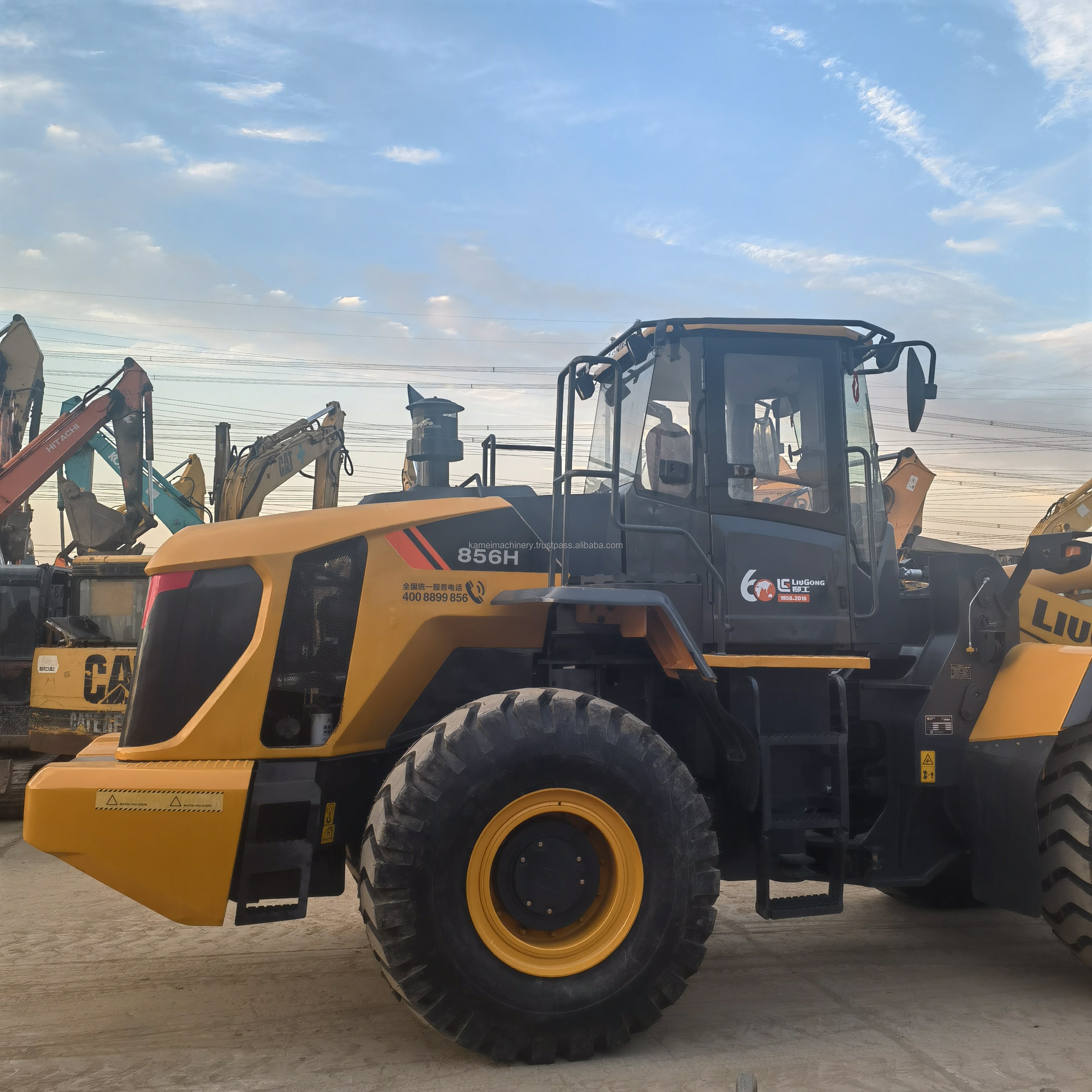 Used 856 Liugong 870h 856h 862h Wheel Loaders with good quality Liugong Clg 856h chrap Price Construction Machine