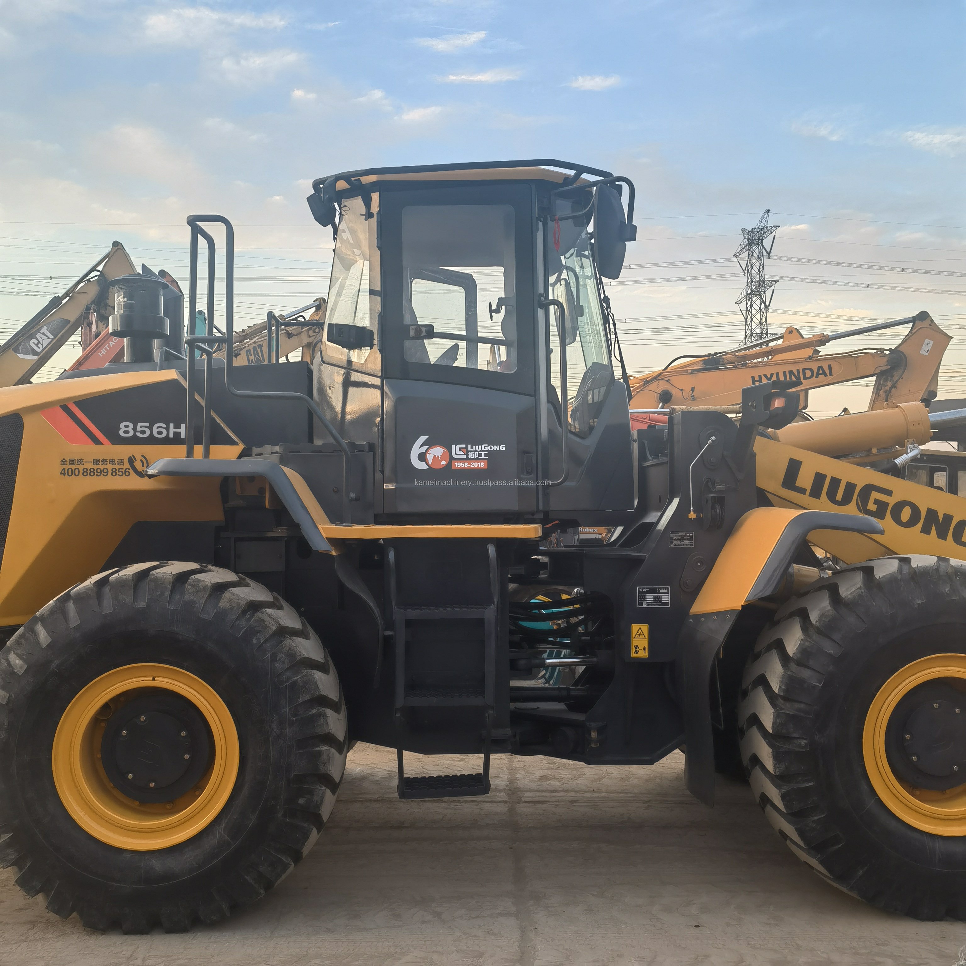 Used 856 Liugong 870h 856h 862h Wheel Loaders with good quality Liugong Clg 856h chrap Price Construction Machine