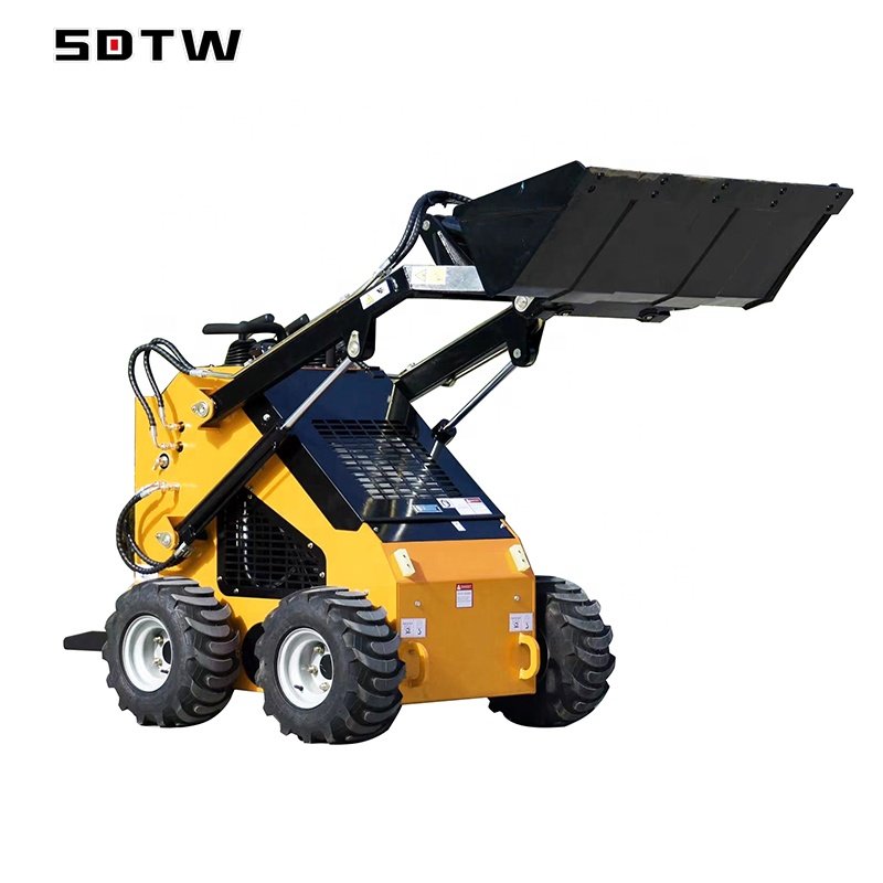 Factory CE EPA Approved Diesel track skid steer loader TW850 mini skid steer with Kubota