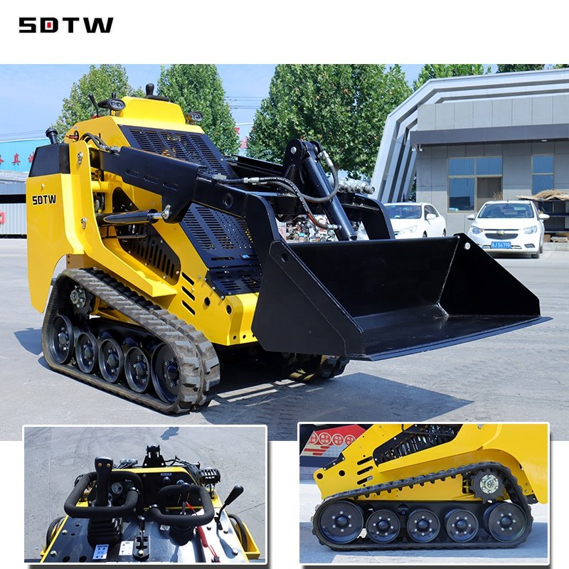 Factory CE EPA Approved Diesel track skid steer loader TW850 mini skid steer with Kubota