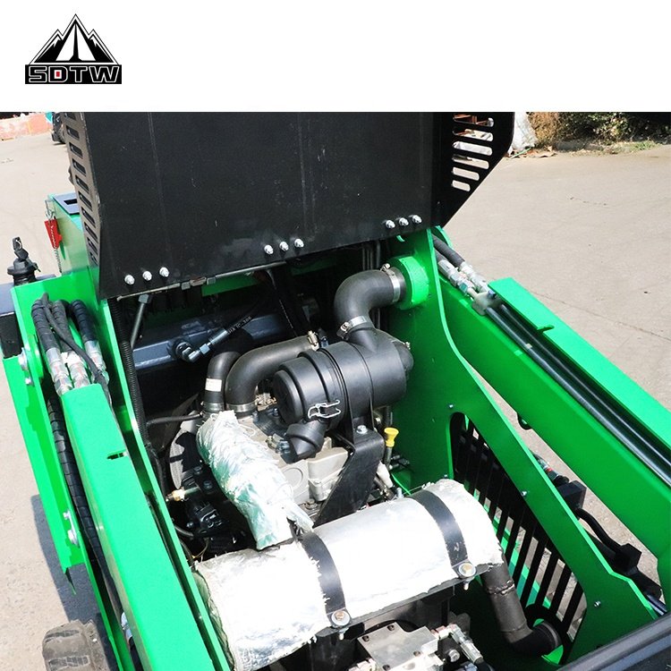 Factory CE EPA Approved Diesel track skid steer loader TW850 mini skid steer with Kubota