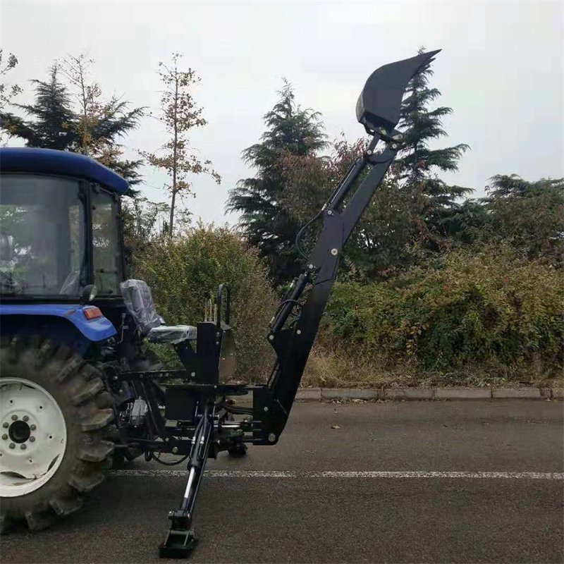 good quality mini backhoe loader 3 point hitch for 50hp tractor used for farm factory batch sale price