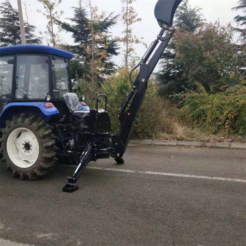 good quality mini backhoe loader 3 point hitch for 50hp tractor used for farm factory batch sale price