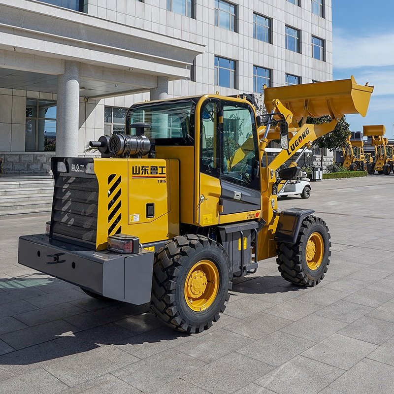 LUGONG T916 New Chinese 0.6t 1.6t 2t 3t 5ton Construction And Agricultural Terrain Heavy Duty Wheel Loader