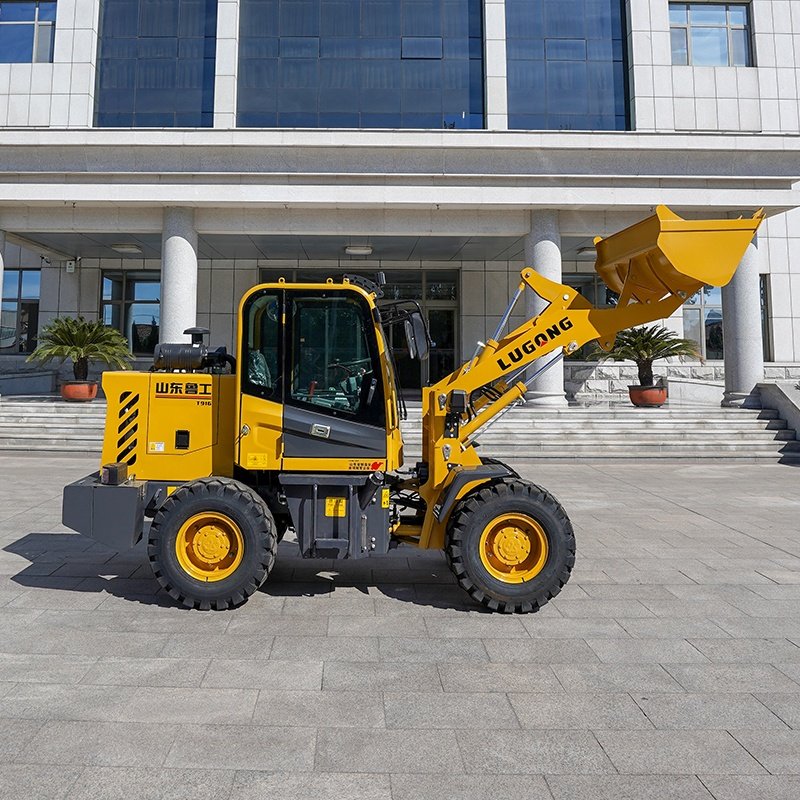 LUGONG T916 New Chinese 0.6t 1.6t 2t 3t 5ton Construction And Agricultural Terrain Heavy Duty Wheel Loader