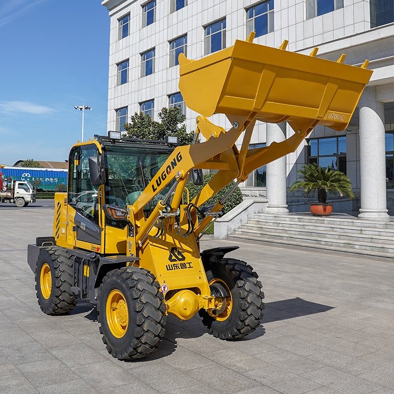 LUGONG T916 New Chinese 0.6t 1.6t 2t 3t 5ton Construction And Agricultural Terrain Heavy Duty Wheel Loader