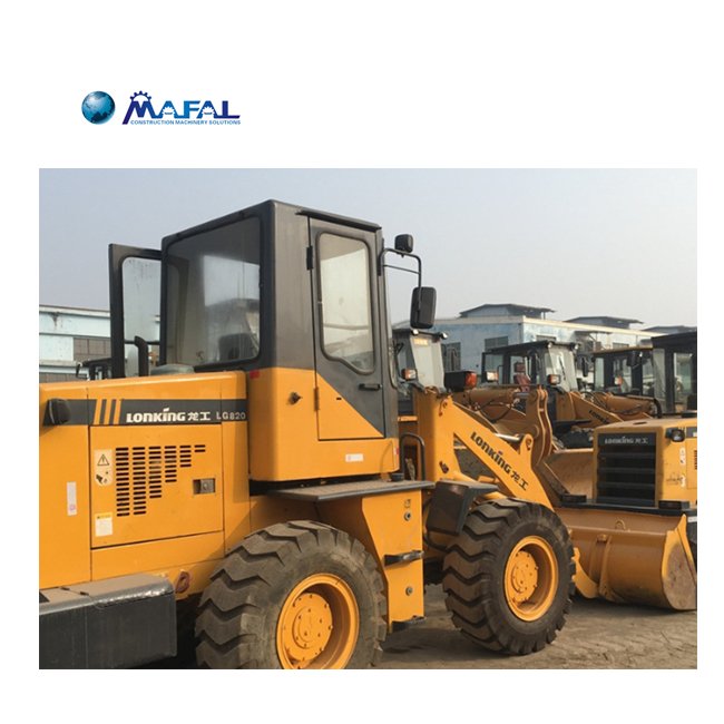 China lonking mini loaders used lonking 3ton loader lg820 lg820e in stock