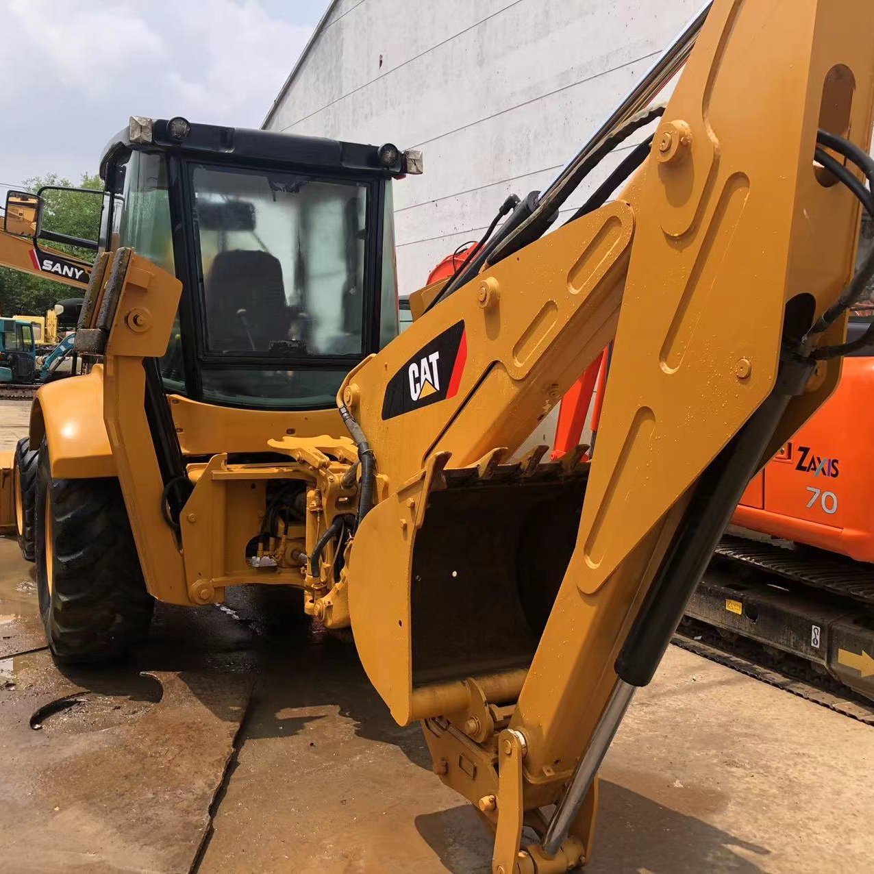 HOT!! used loaders retroexcavadora cat 420f caterpillar420 420F cat machinery backhoe excavator loader 20ton cat loader
