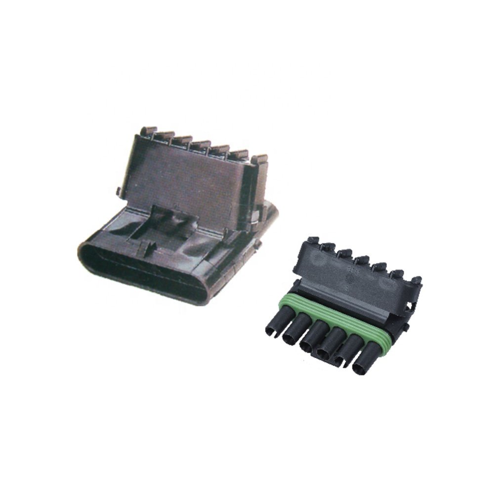 1 2 3 4 6Pin Male&Female Waterproof Wire Harness Electric Terminal Auto Connector 12010717 12015793