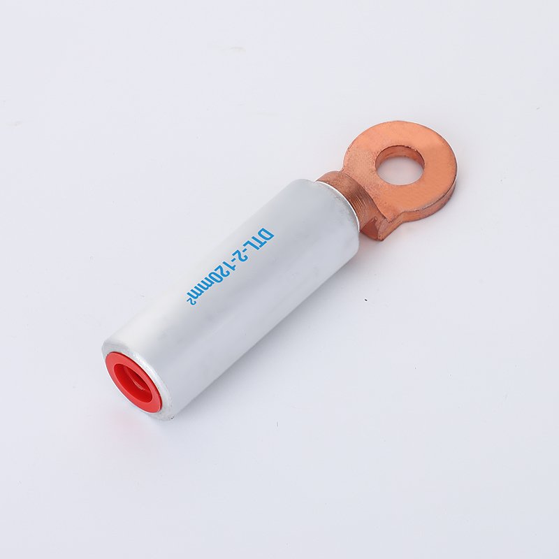 Power metal copper aluminium connecting terminal round crimp bi-metal cable lug crimp terminal connector DTL-150mm