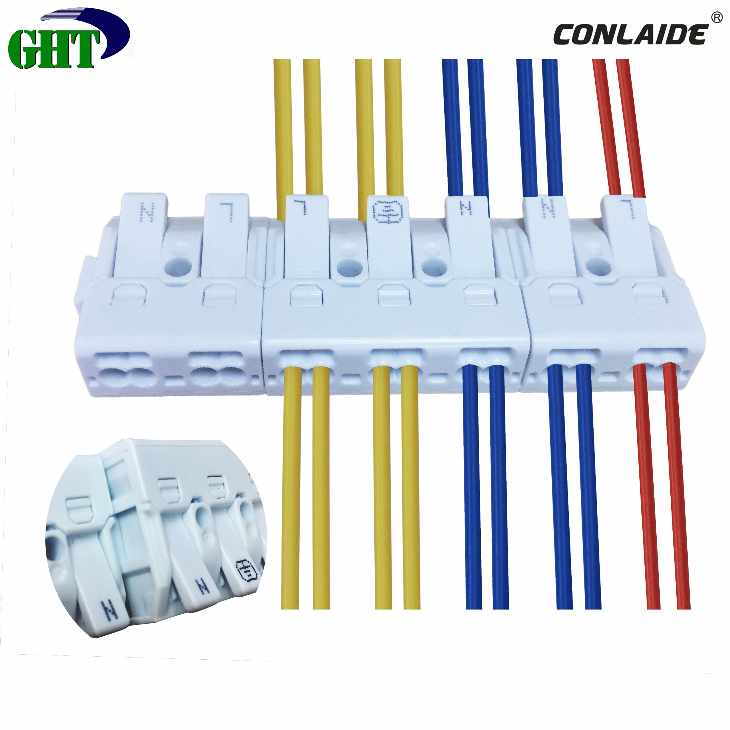 10 Pin push in wire connector for led lighting
