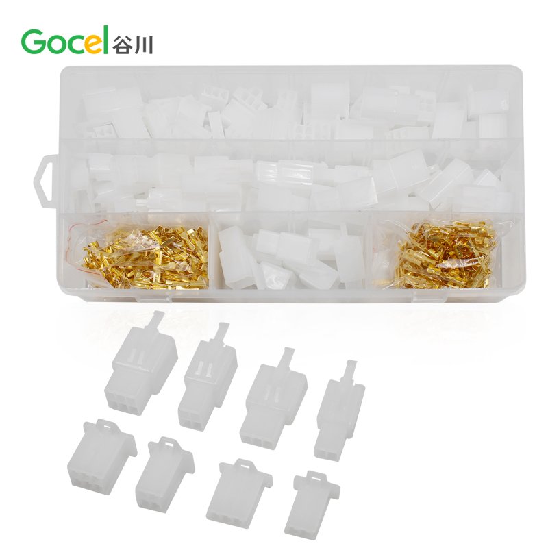 380pcs plastic connector with 2.8 male and female terminal kits
