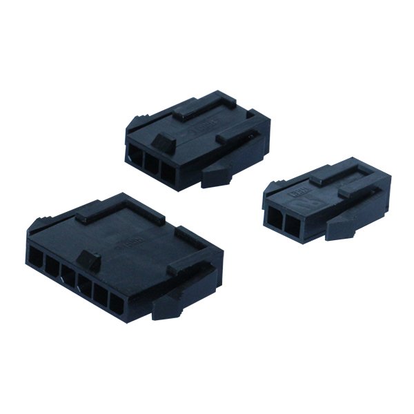 HRB 3.0 Plug Housing Single Row 4 Circuits Panel Mount Ears Electrical plug wire connector