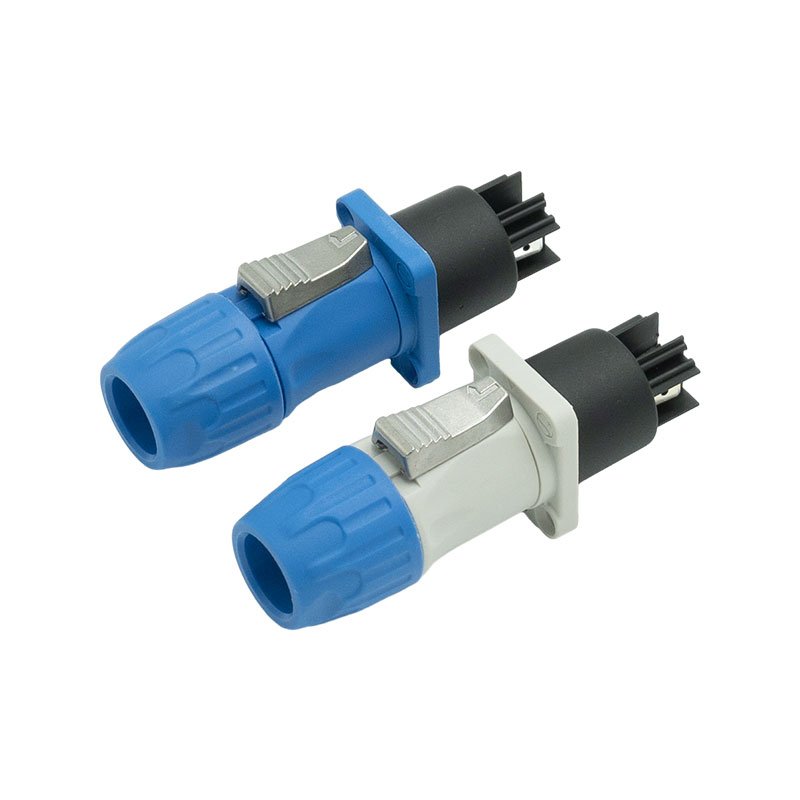 PRATT High Current Capacity 3 Pin Outdoor Rental Led Display Plastic Female Powercon Connector