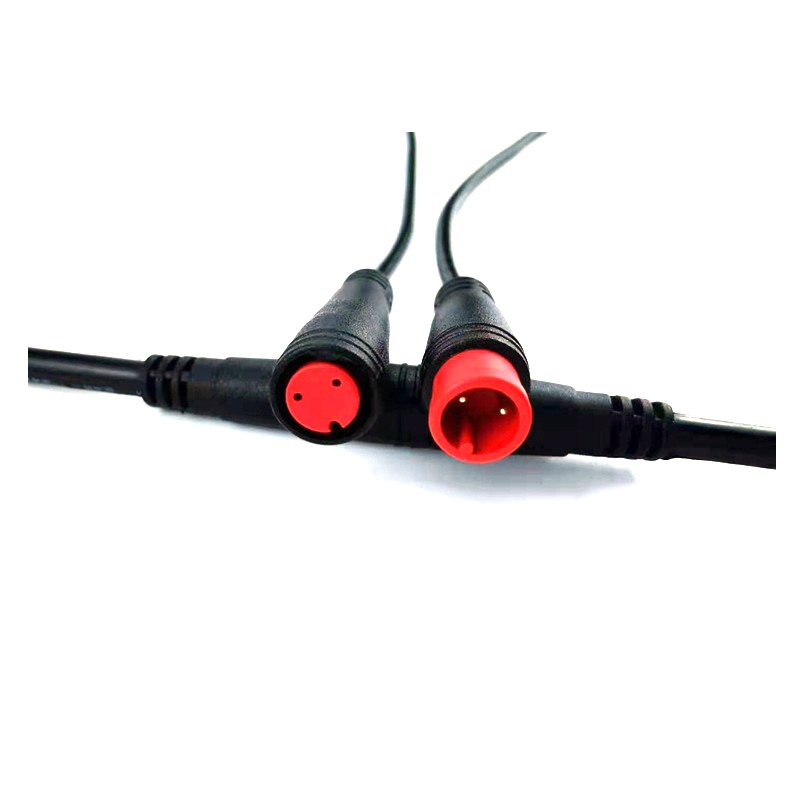 Electric bike scooters 2 pin m8 2pin IP65 wire waterproof connector
