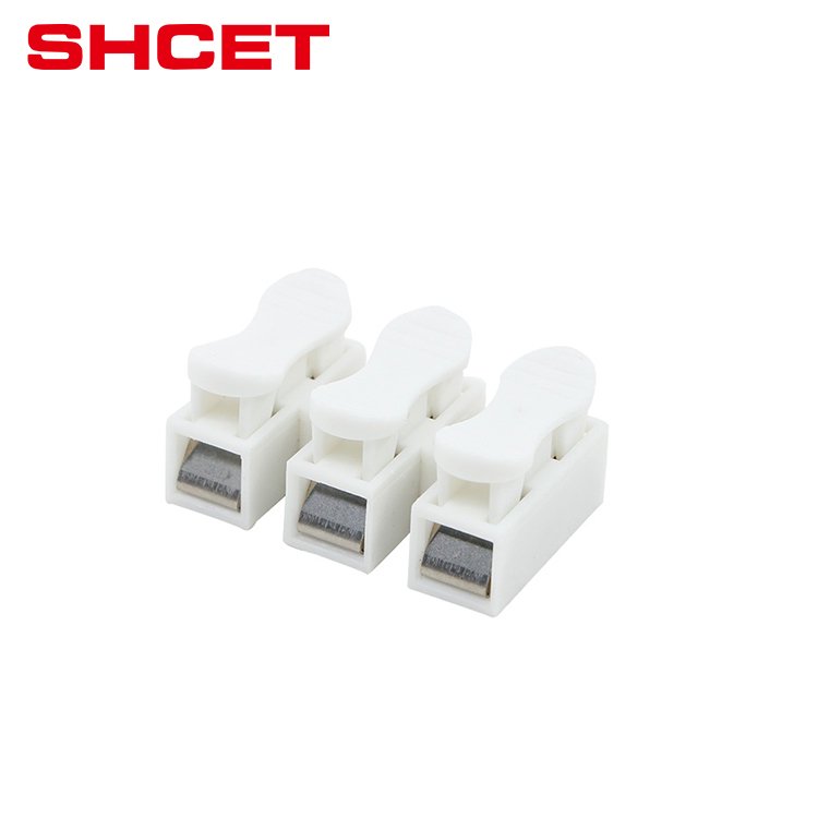 Hot selling CMK823 Electrical quick strip light plastic push wire terminal block fast press connectors