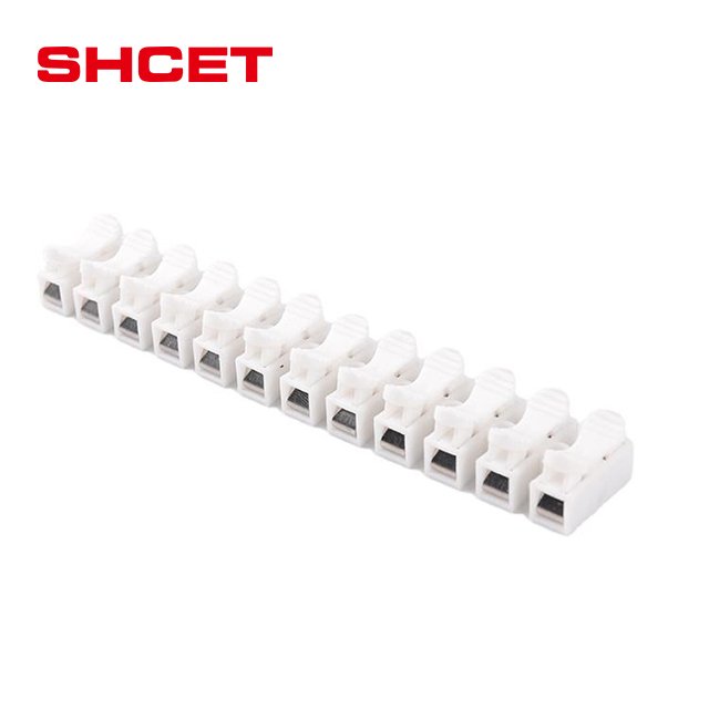 Hot selling CMK823 Electrical quick strip light plastic push wire terminal block fast press connectors