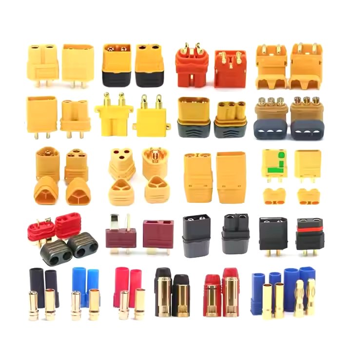 Amass XT60 2+4 6Pin Connector With Signal Pin | Male Female XT60(2+4)-M/F Plug Adapter For RC