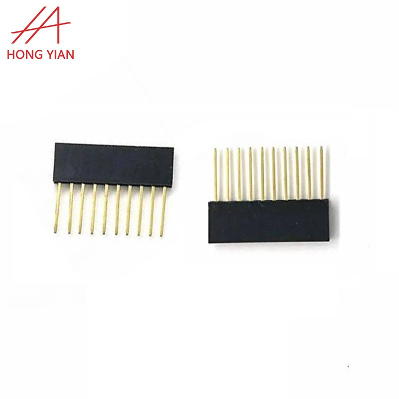 PC/104 Double Single Row 2.54mm 2mm Add Housing 10P 20pin 2*24P 50P Press-fit Industrial Female Header Stack Connector