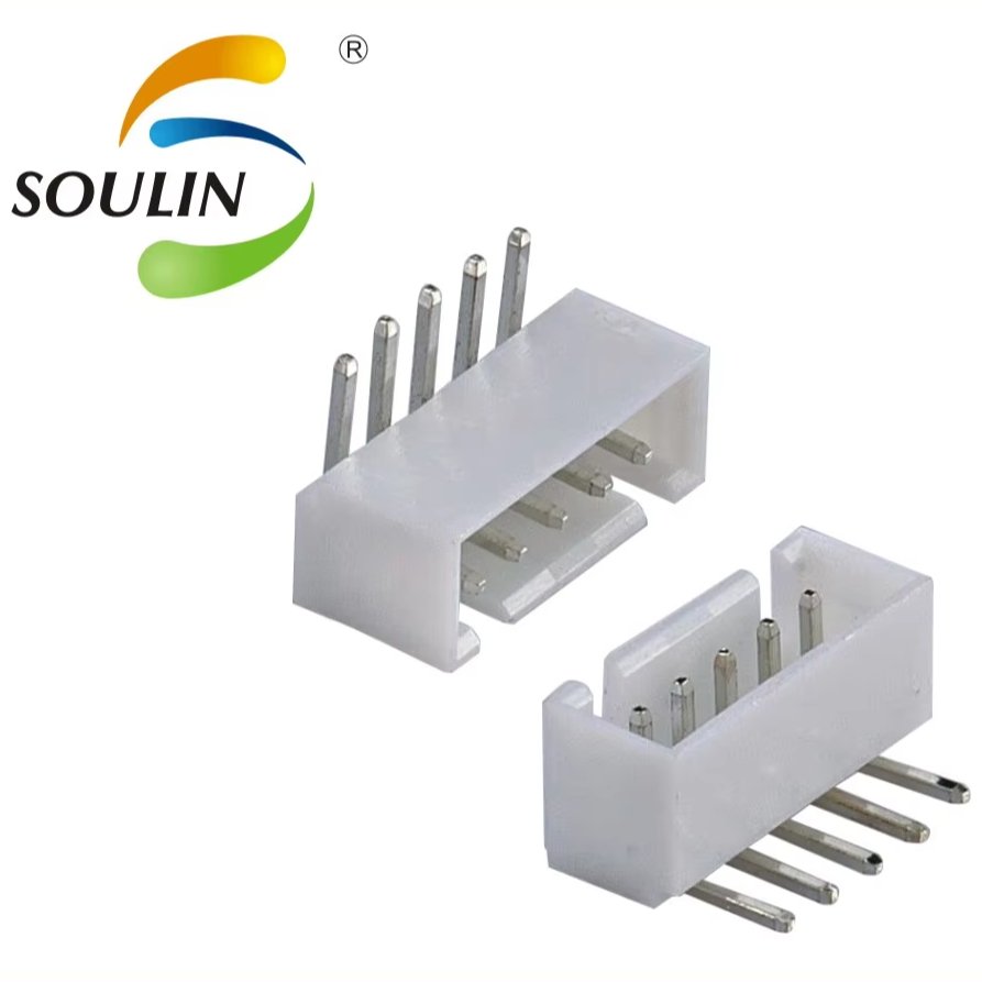 Soulin XHB2.54mm Pitch Single Row 90 180 Degree JST PHD Terminal Connector with Buckle for Solar Connector System