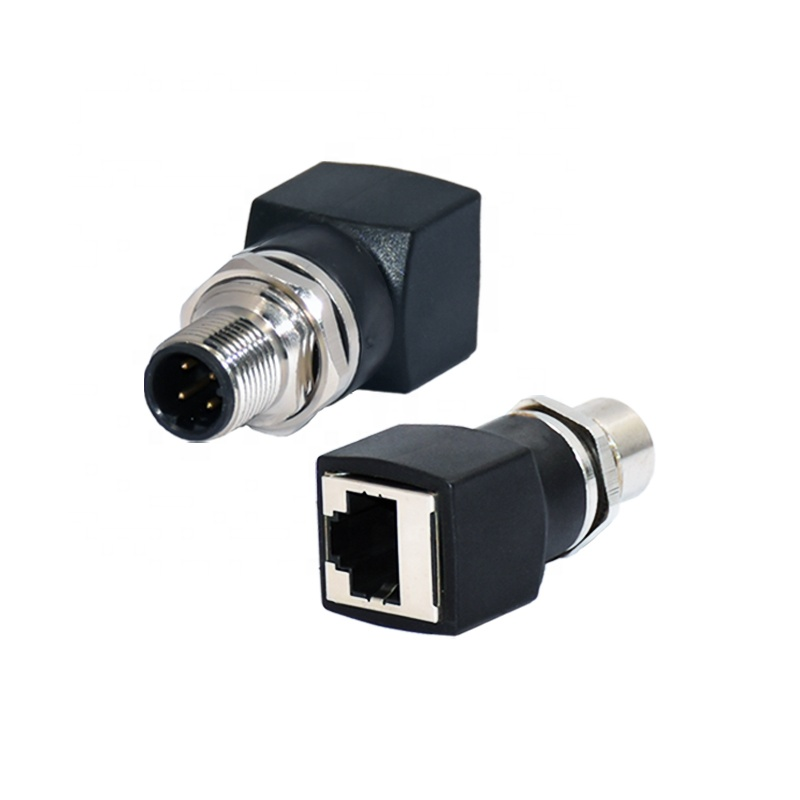 wholesale IP68 Waterproof Rj45 Connectors Cable Male Female Assembly Panel Ethernet Wire Rj45 Connector