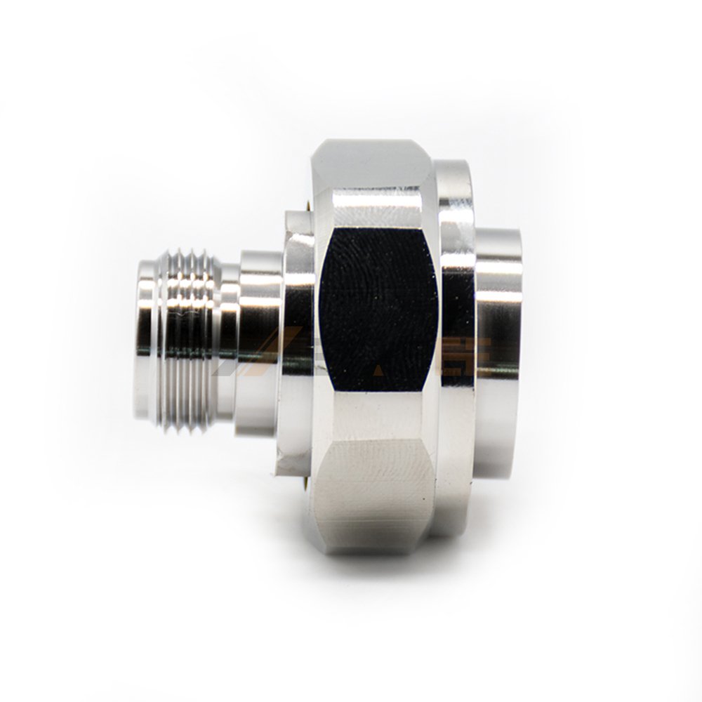 N Type Female to DIN 7/16 7 16 Male Adapter Straight Nickel Plating Coaxial Connector