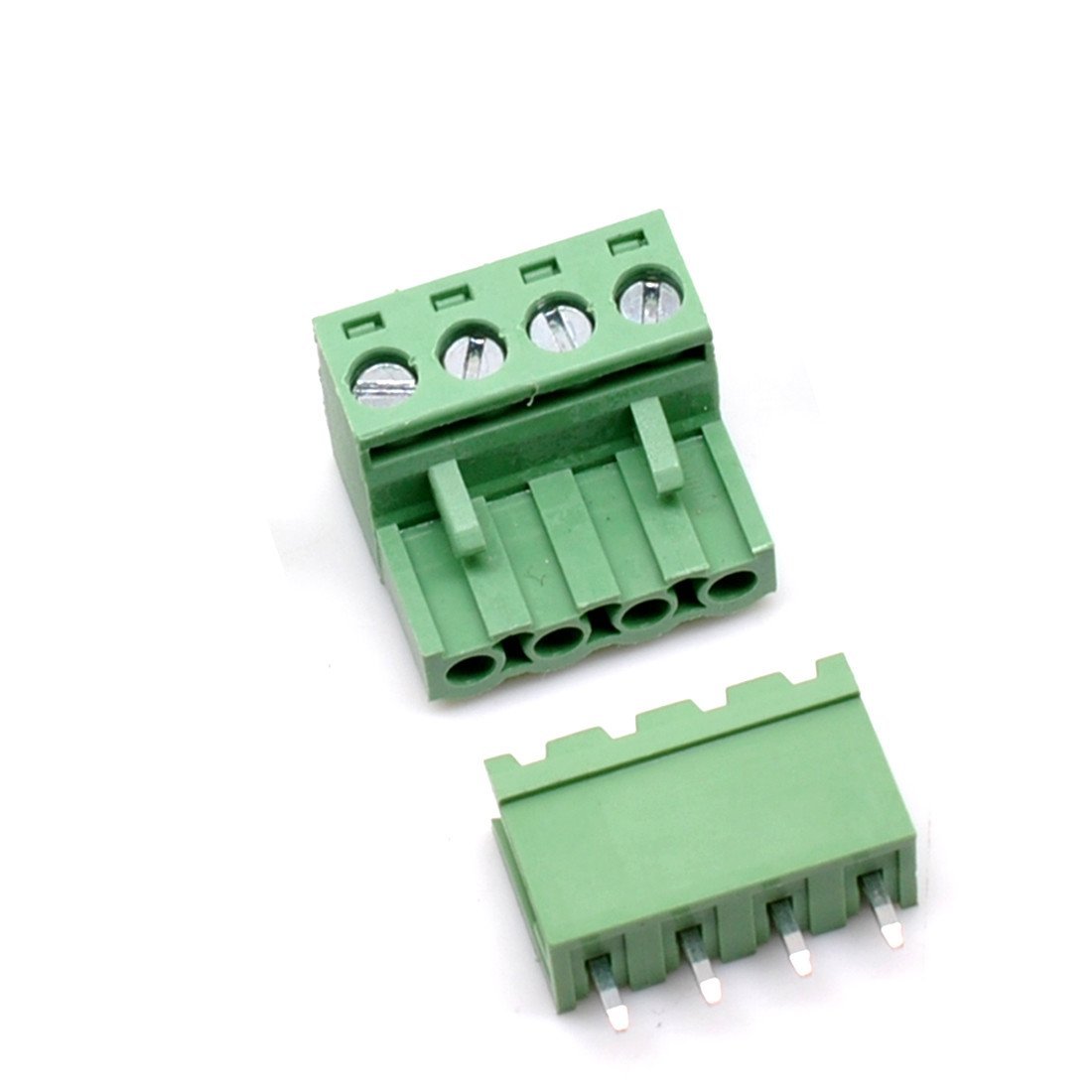 KeeYees 60pcs 5mm Pitch 2 Pin & 3 Pin PCB Mount Screw Terminal Block Connector for Arduino