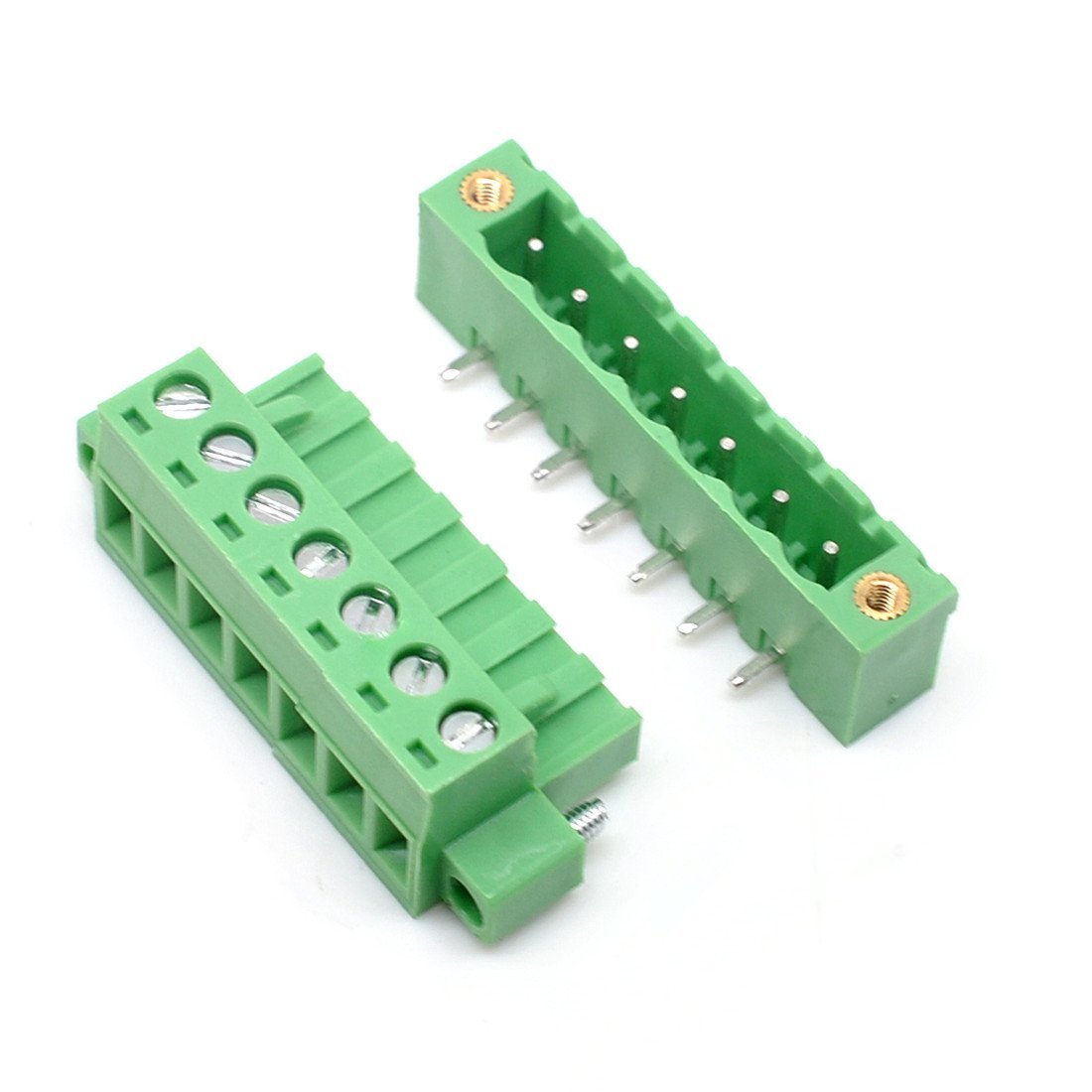 KeeYees 60pcs 5mm Pitch 2 Pin & 3 Pin PCB Mount Screw Terminal Block Connector for Arduino