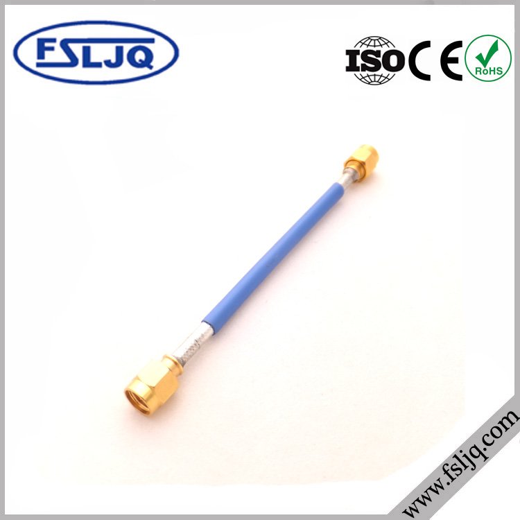 SMA RF Connector Male To BMA Male Head Straight-through DC-6GHz, Copper-plated Coaxial Adapter Or PR SMA Connector
