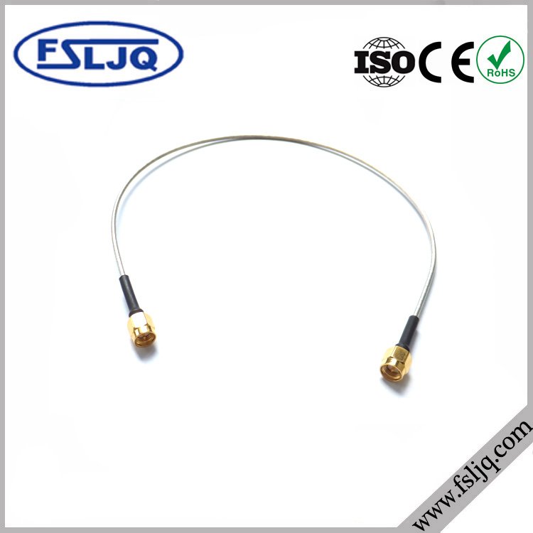 SMA RF Connector Male To BMA Male Head Straight-through DC-6GHz, Copper-plated Coaxial Adapter Or PR SMA Connector